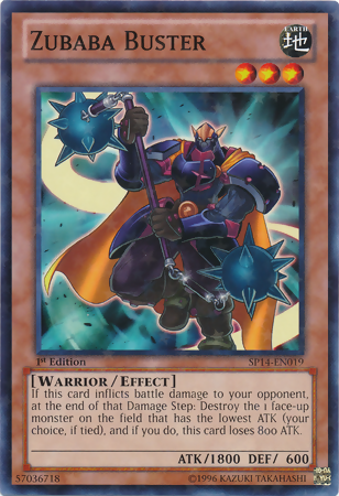 Zubaba Buster [SP14-EN019] Starfoil Rare | Tables and Towers