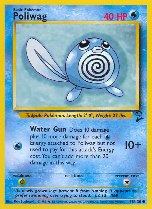 Poliwag (88/130) [Base Set 2] | Tables and Towers