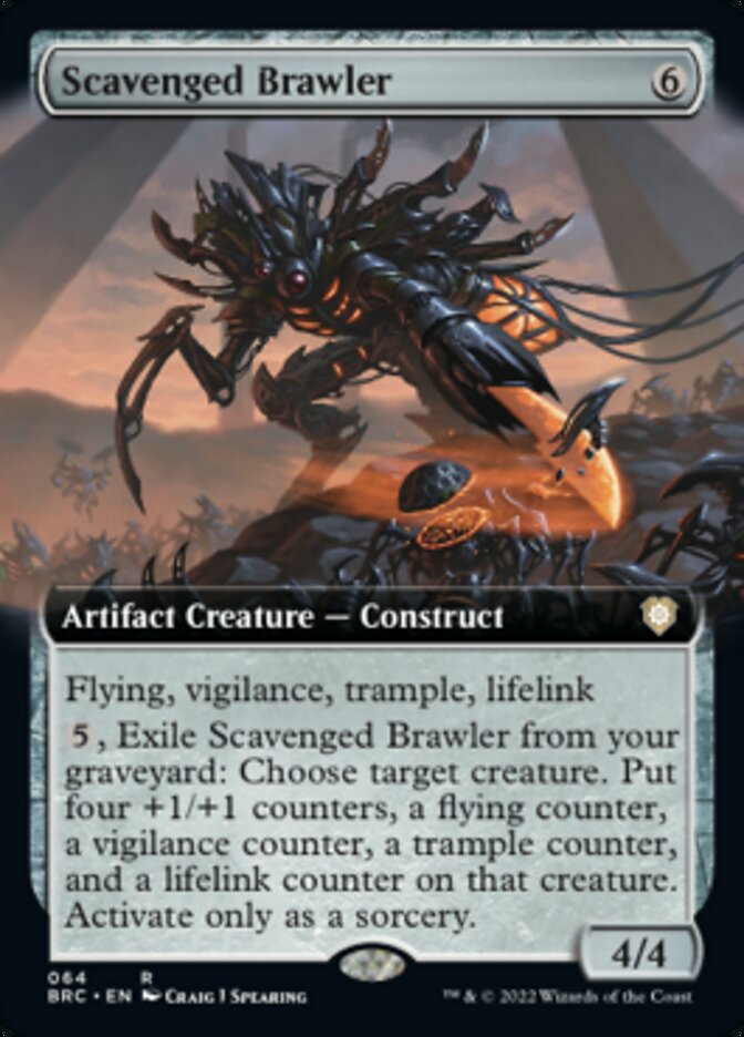 Scavenged Brawler (Extended Art) [The Brothers' War Commander] | Tables and Towers