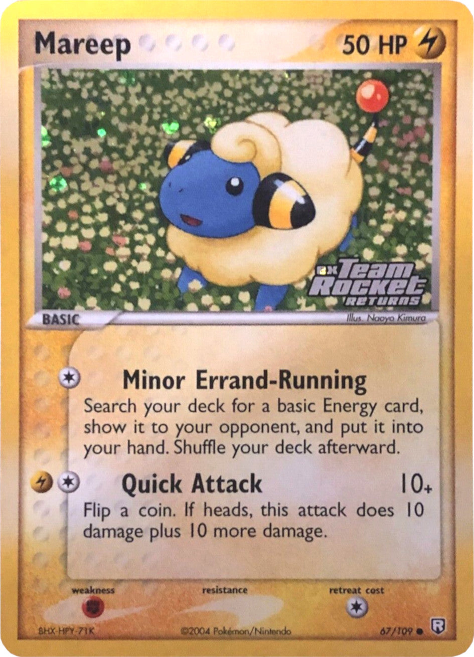 Mareep (67/109) (Stamped) [EX: Team Rocket Returns] | Tables and Towers