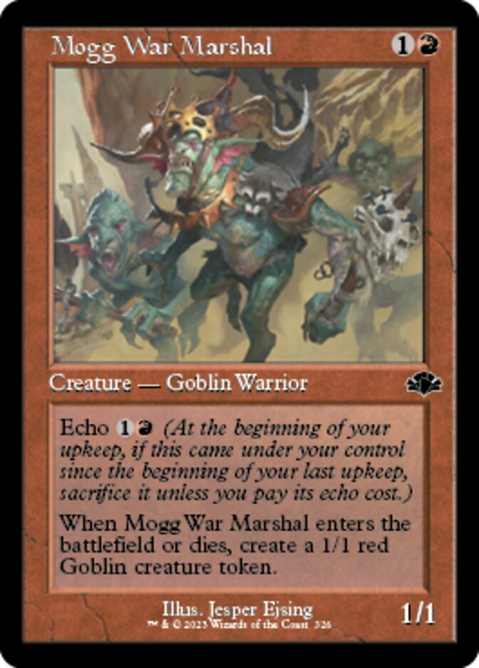 Mogg War Marshal (Retro) [Dominaria Remastered] | Tables and Towers