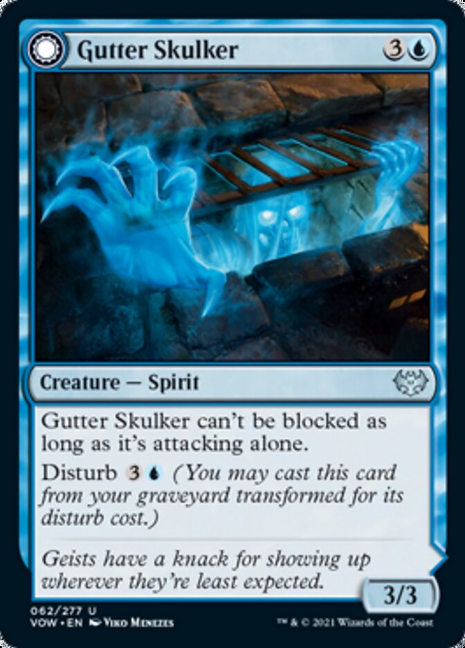 Gutter Skulker // Gutter Shortcut [Innistrad: Crimson Vow] | Tables and Towers