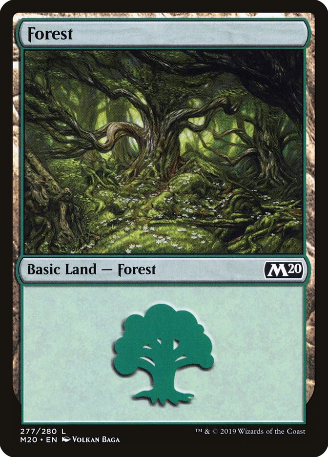 Forest (277) [Core Set 2020] | Tables and Towers