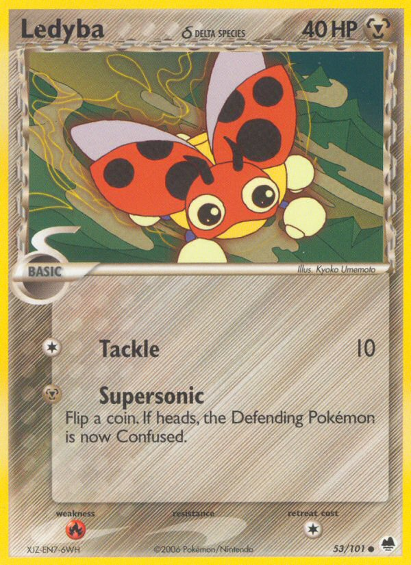 Ledyba (53/101) (Delta Species) [EX: Dragon Frontiers] | Tables and Towers