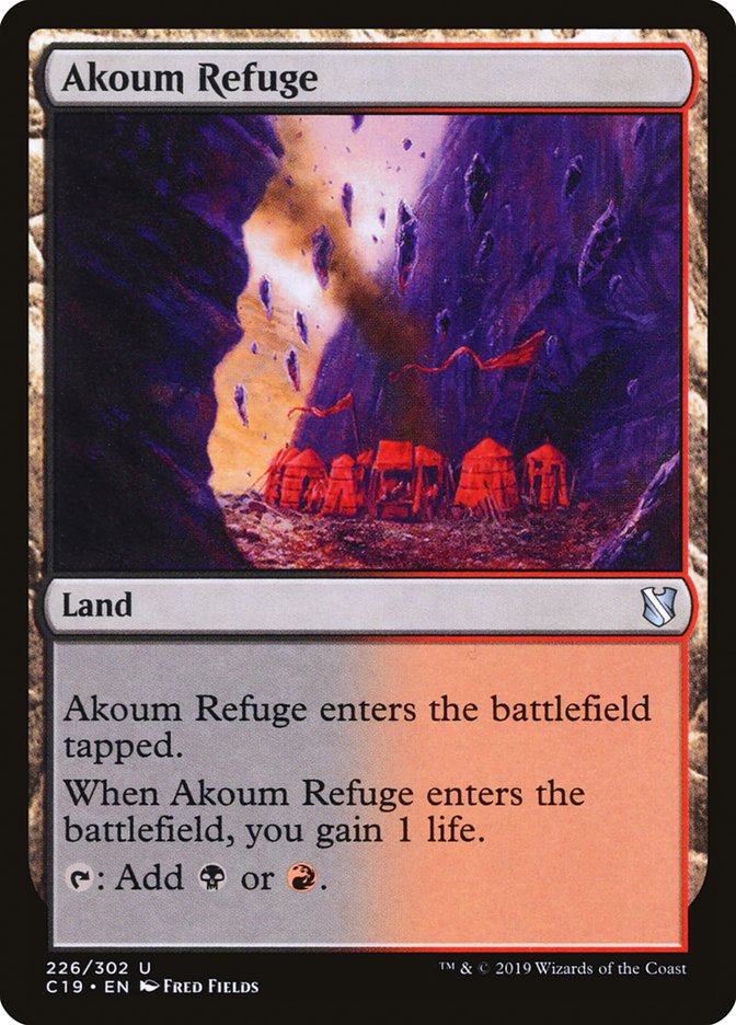 Akoum Refuge [Commander 2019] | Tables and Towers