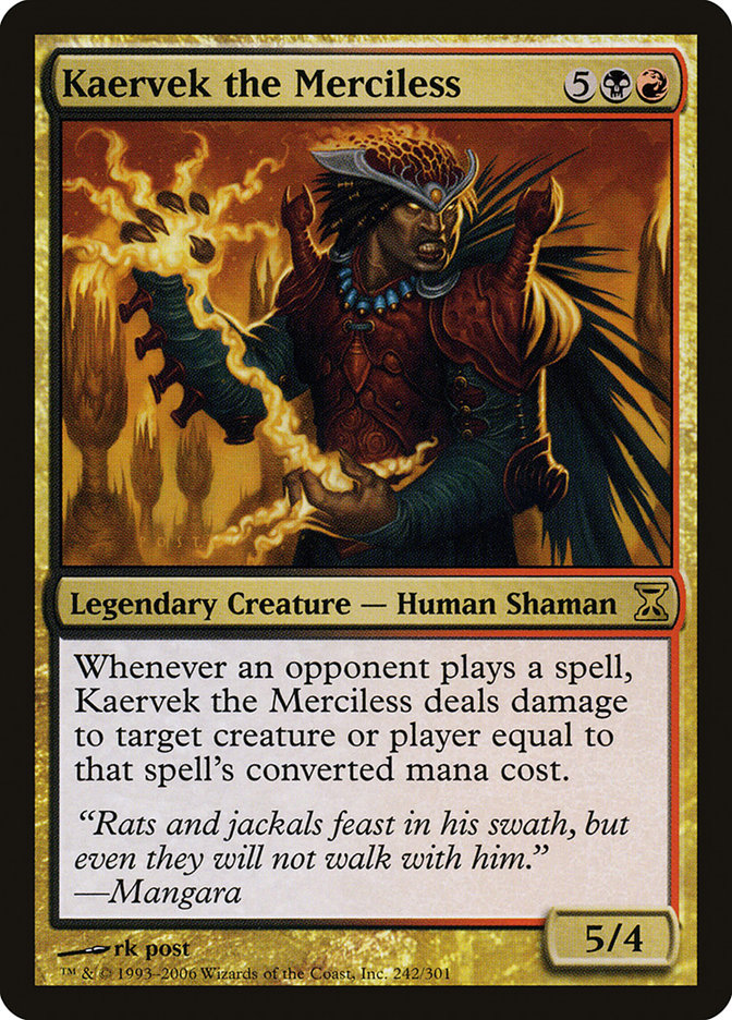 Kaervek the Merciless [Time Spiral] | Tables and Towers