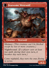 Fearful Villager // Fearsome Werewolf [Innistrad: Crimson Vow] | Tables and Towers