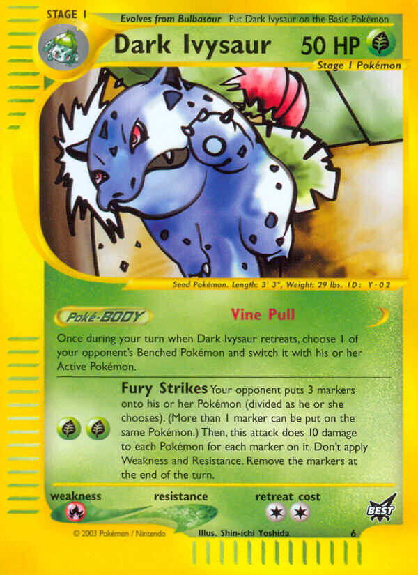 Dark Ivysaur (6) [Best of Promos] | Tables and Towers