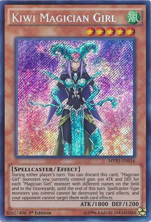 Kiwi Magician Girl [MVP1-ENS16] Secret Rare | Tables and Towers