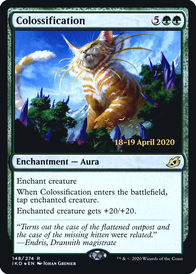 Colossification [Ikoria: Lair of Behemoths Prerelease Promos] | Tables and Towers