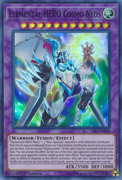 Elemental HERO Cosmo Neos [SAST-EN036] Super Rare | Tables and Towers