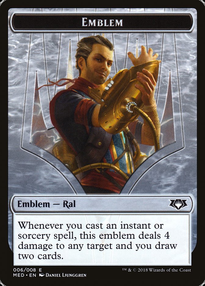 Ral, Izzet Viceroy Emblem [Mythic Edition Tokens] | Tables and Towers