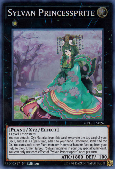 Sylvan Princessprite [MP18-EN026] Super Rare | Tables and Towers