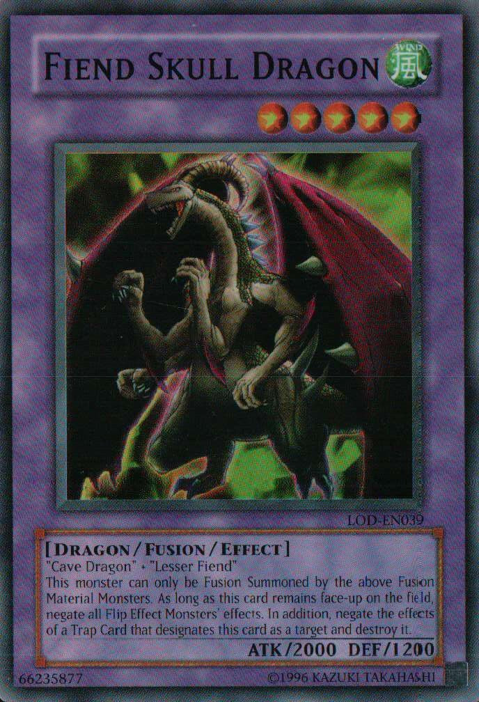 Fiend Skull Dragon [LOD-EN039] Super Rare | Tables and Towers