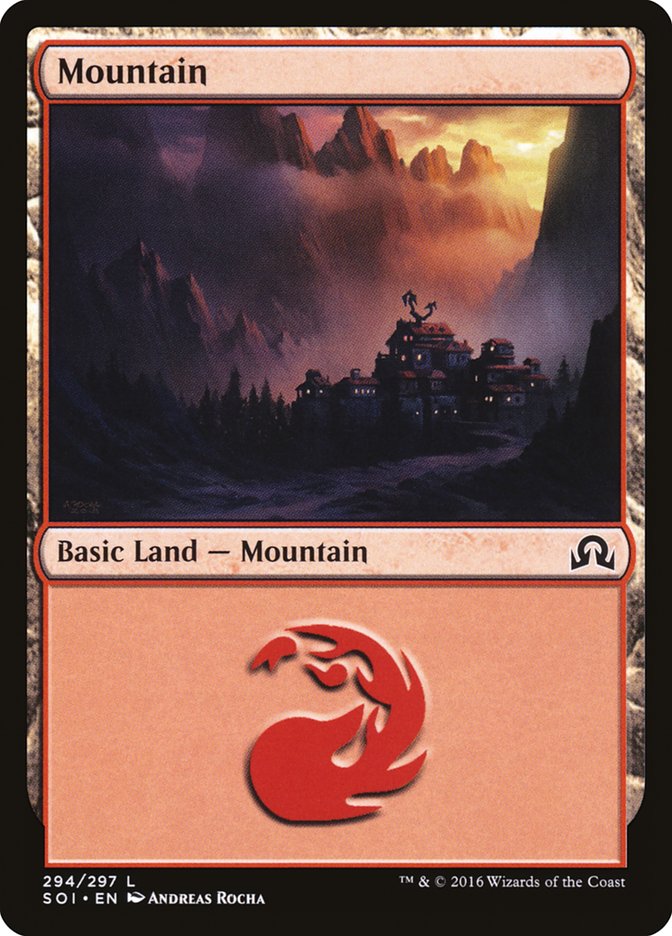 Mountain (294) [Shadows over Innistrad] | Tables and Towers