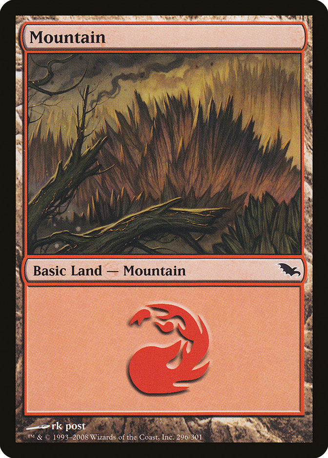 Mountain (296) [Shadowmoor] | Tables and Towers