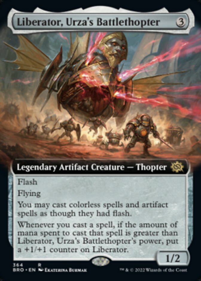 Liberator, Urza's Battlethopter (Extended Art) [The Brothers' War] | Tables and Towers