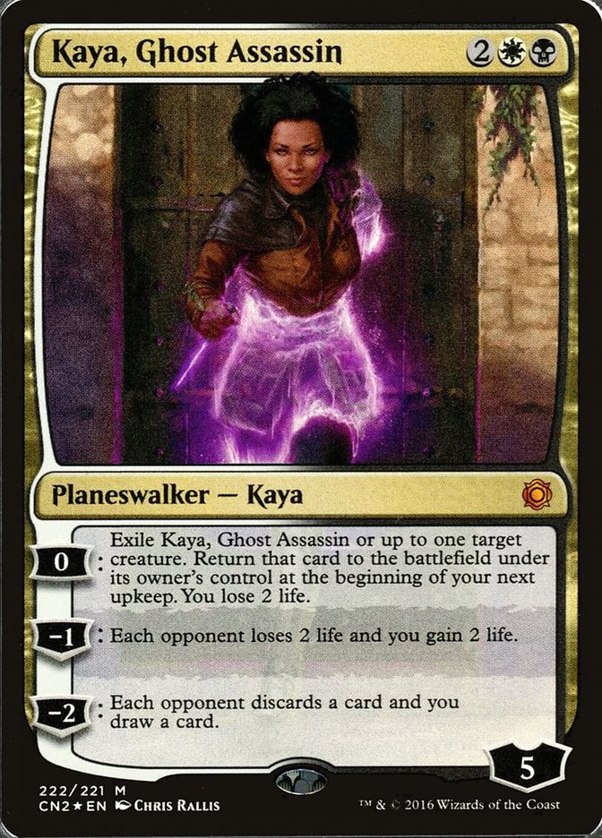 Kaya, Ghost Assassin (222/221) [Conspiracy: Take the Crown] | Tables and Towers