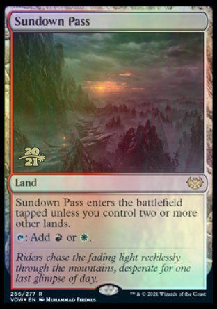 Sundown Pass [Innistrad: Crimson Vow Prerelease Promos] | Tables and Towers