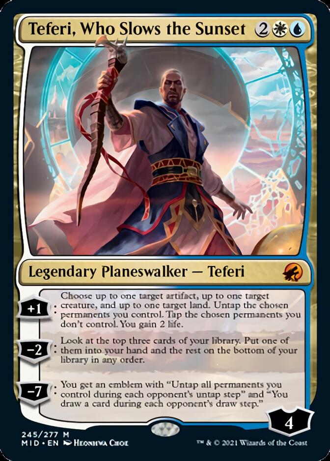 Teferi, Who Slows the Sunset [Innistrad: Midnight Hunt] | Tables and Towers