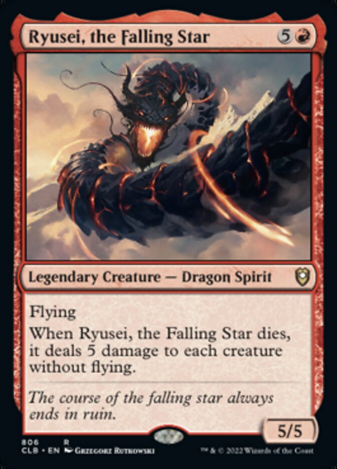 Ryusei, the Falling Star [Commander Legends: Battle for Baldur's Gate] | Tables and Towers