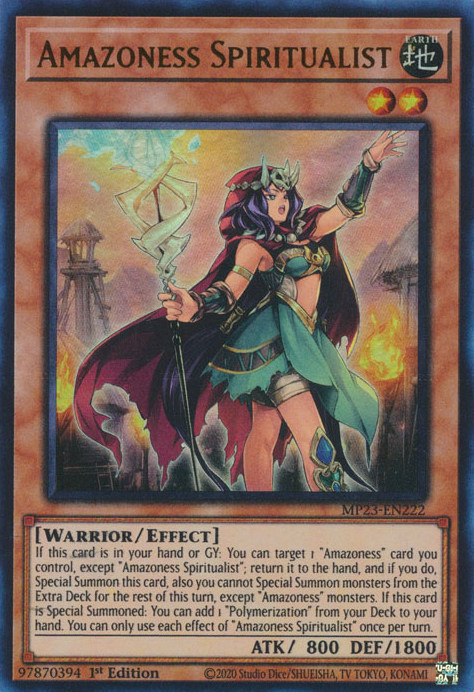 Amazoness Spiritualist [MP23-EN222] Ultra Rare | Tables and Towers