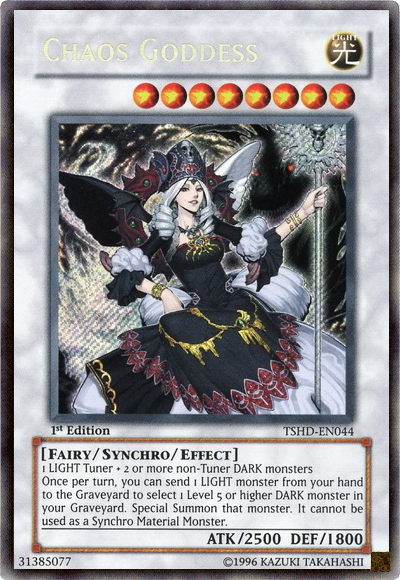 Chaos Goddess [TSHD-EN044] Secret Rare | Tables and Towers