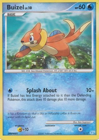 Buizel (1/12) [Diamond & Pearl: Trainer Kit - Manaphy] | Tables and Towers