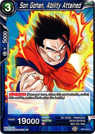 Son Gohan, Ability Attained (BT6-032) [Destroyer Kings] | Tables and Towers