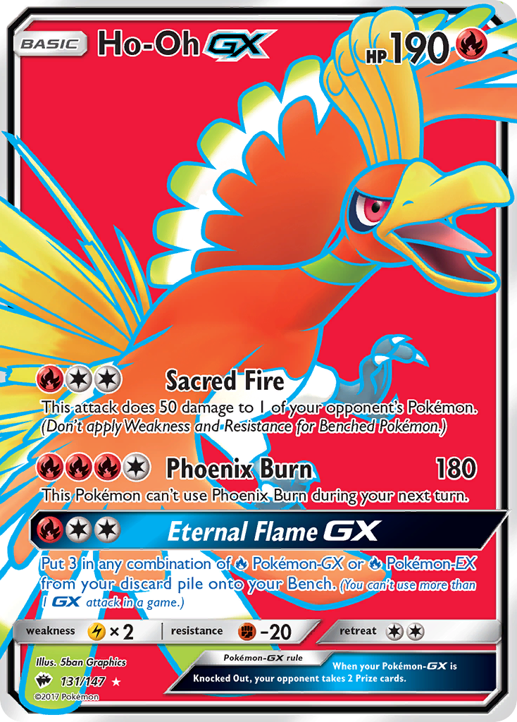 Ho-Oh GX (131/147) [Sun & Moon: Burning Shadows] | Tables and Towers