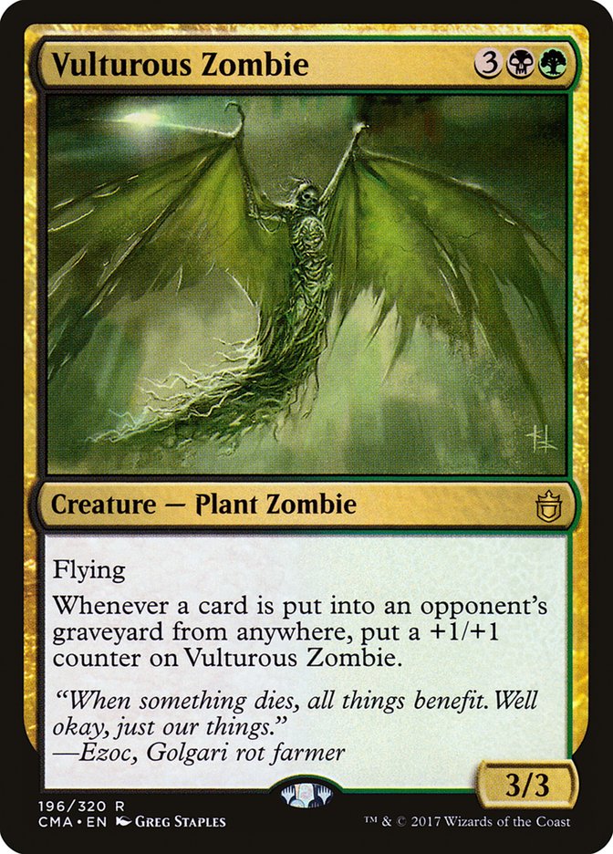 Vulturous Zombie [Commander Anthology] | Tables and Towers