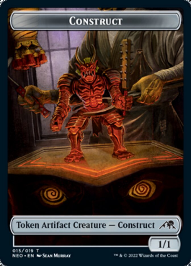 Construct Token (015) [Kamigawa: Neon Dynasty Tokens] | Tables and Towers