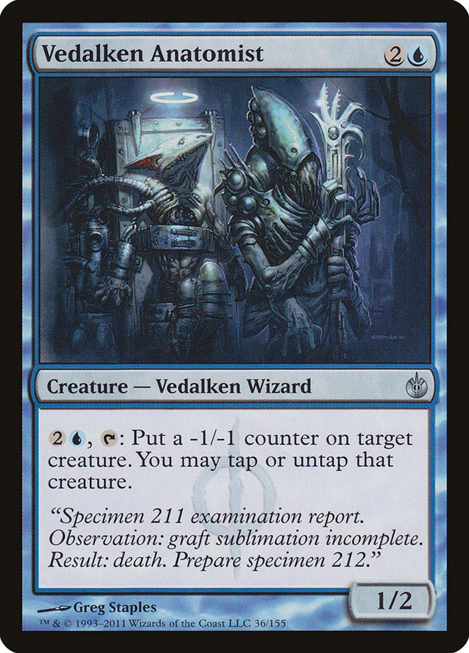 Vedalken Anatomist [Mirrodin Besieged] | Tables and Towers