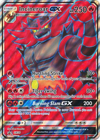 Incineroar GX (SM38) (Jumbo Card) [Sun & Moon: Black Star Promos] | Tables and Towers