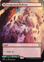 Cragcrown Pathway // Timbercrown Pathway (Borderless Alternate Art) [Zendikar Rising] | Tables and Towers