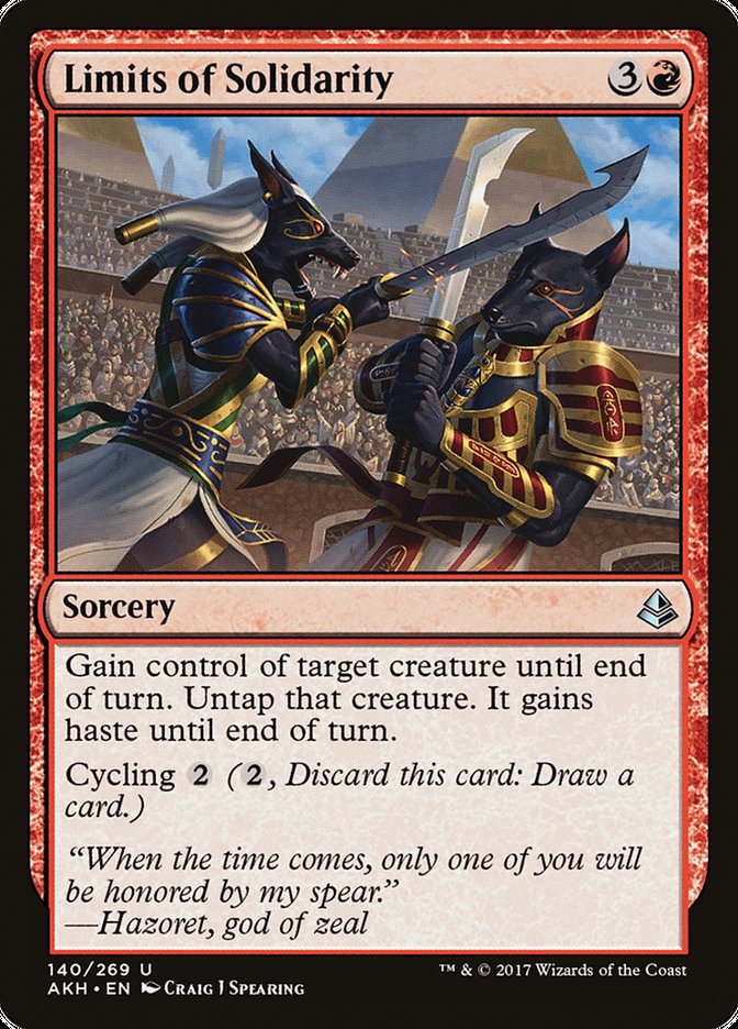 Limits of Solidarity [Amonkhet] | Tables and Towers