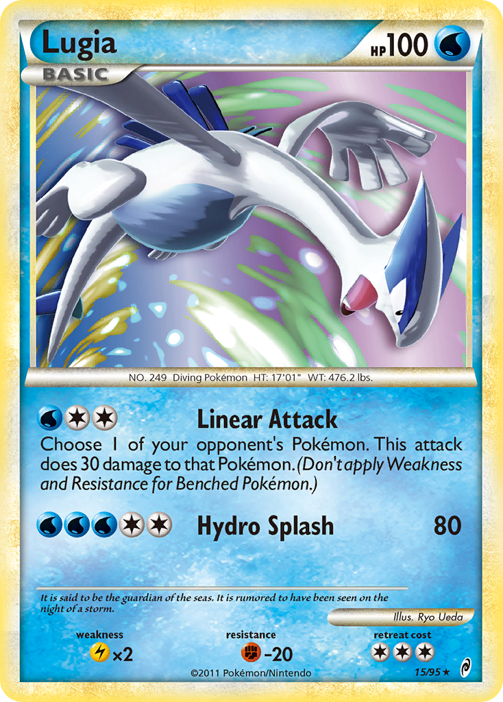 Lugia (15/95) [HeartGold & SoulSilver: Call of Legends] | Tables and Towers