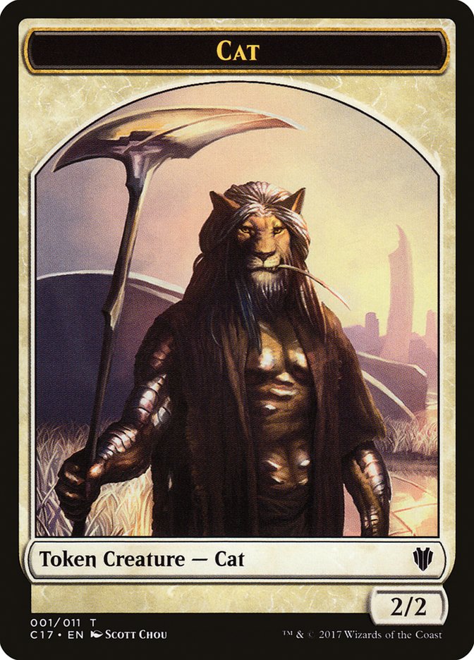 Cat Token [Commander 2017 Tokens] | Tables and Towers