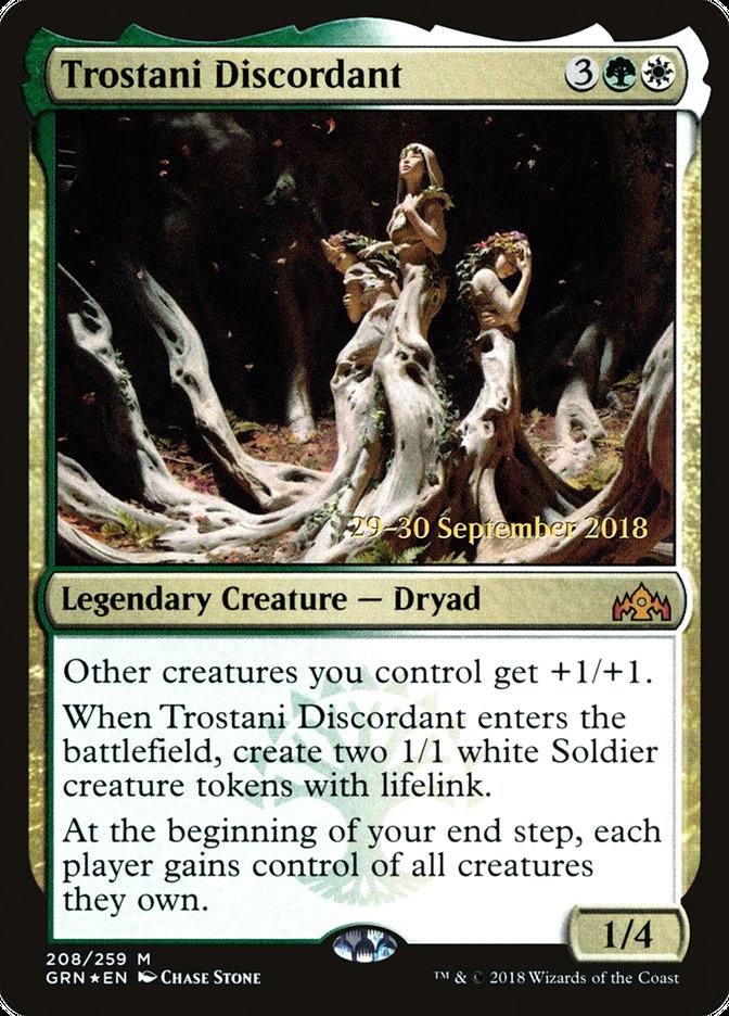 Trostani Discordant [Guilds of Ravnica Prerelease Promos] | Tables and Towers