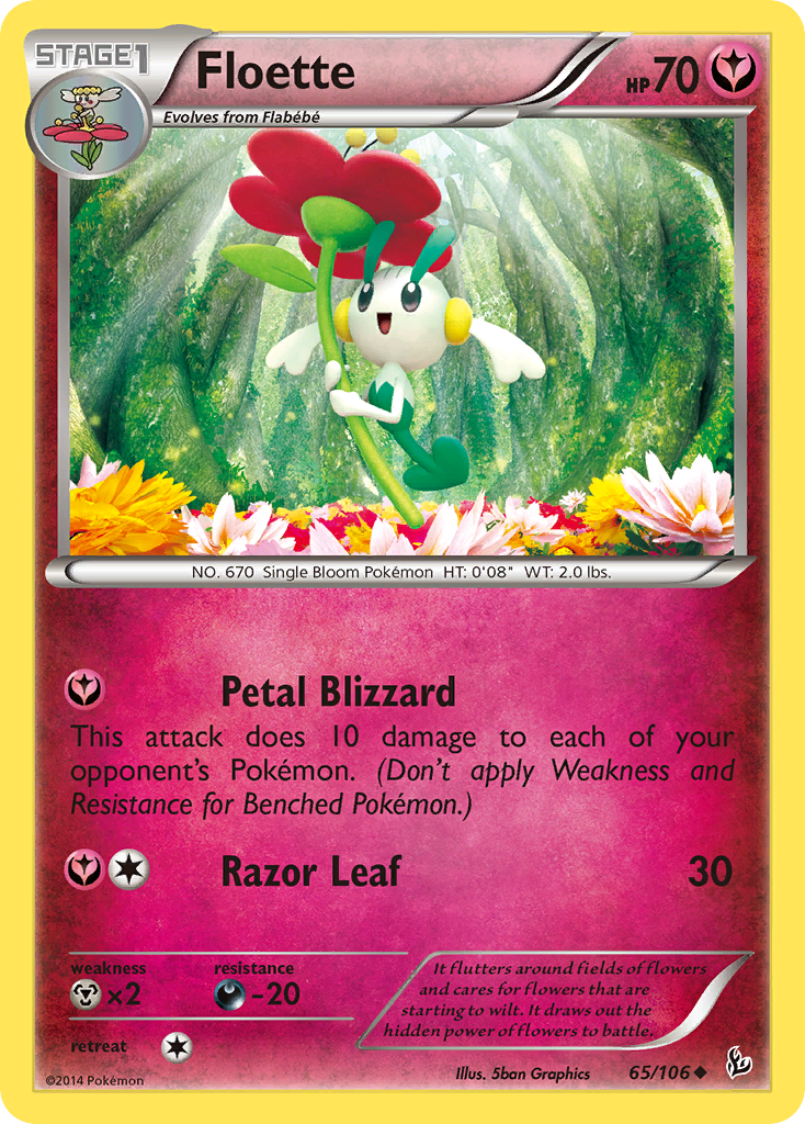 Floette (65/106) [XY: Flashfire] | Tables and Towers