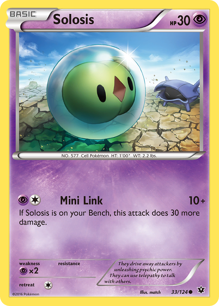 Solosis (33/124) [XY: Fates Collide] | Tables and Towers