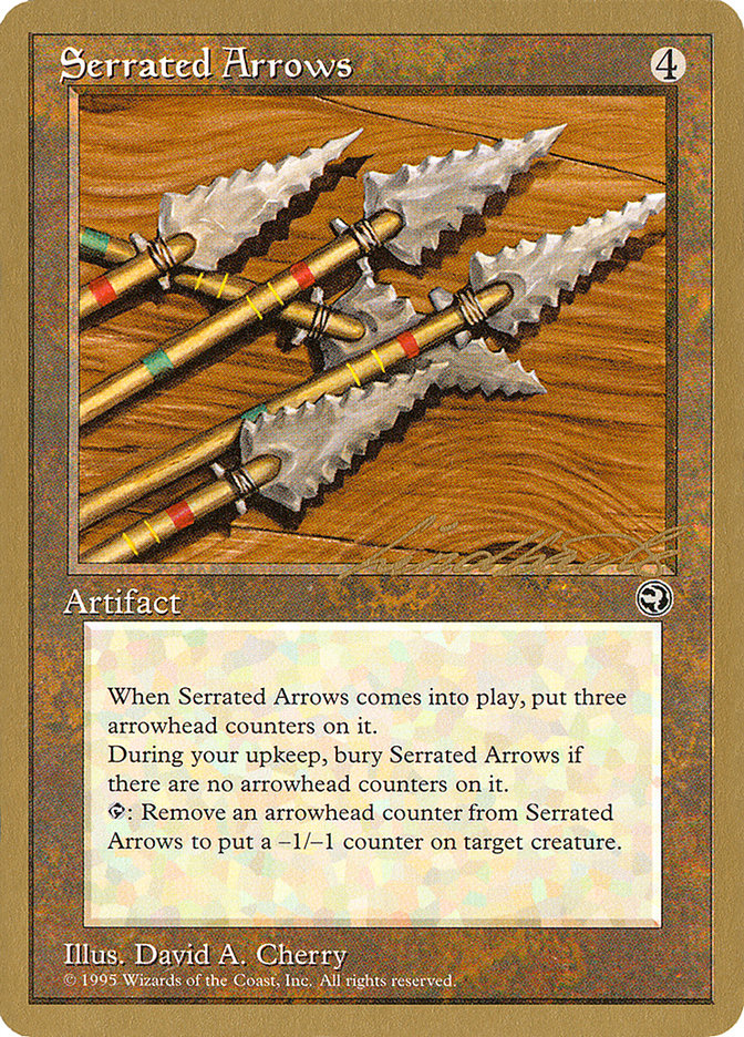 Serrated Arrows (Leon Lindback) [Pro Tour Collector Set] | Tables and Towers