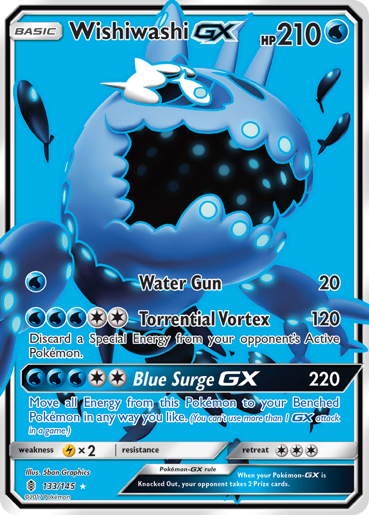 Wishiwashi GX (133/145) [Sun & Moon: Guardians Rising] | Tables and Towers