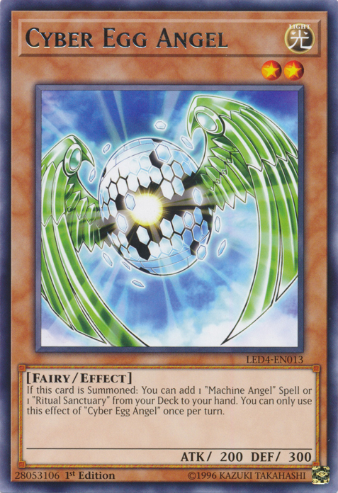 Cyber Egg Angel [LED4-EN013] Rare | Tables and Towers