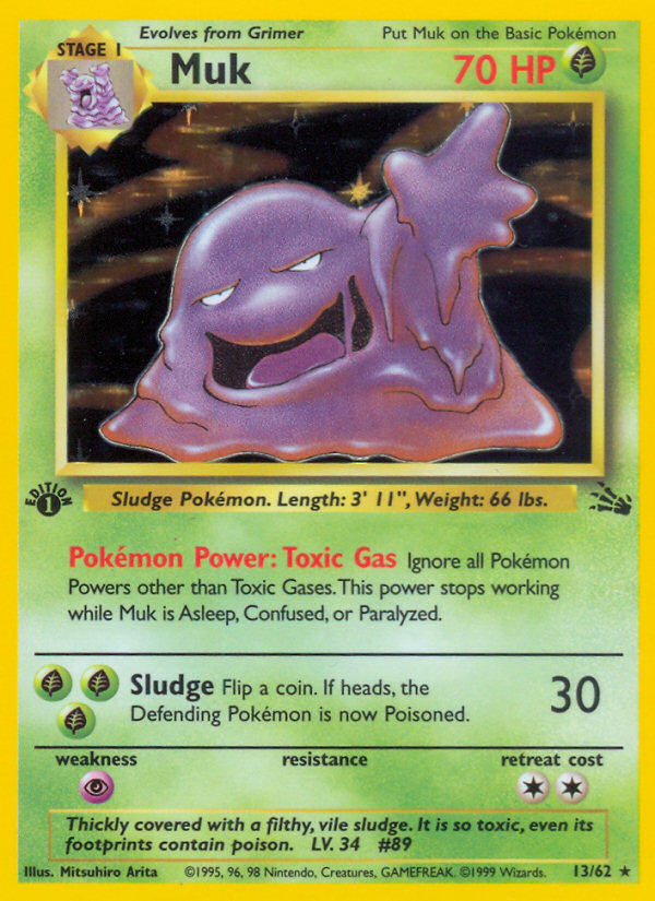 Muk (13/62) [Fossil 1st Edition] | Tables and Towers