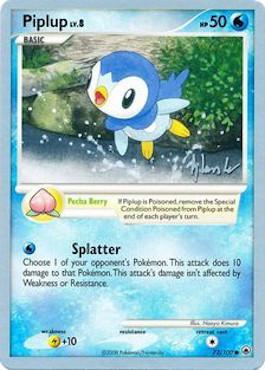 Piplup LV.8 (72/100) (Empotech - Dylan Lefavour) [World Championships 2008] | Tables and Towers