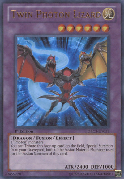 Twin Photon Lizard [ORCS-EN039] Ultra Rare | Tables and Towers