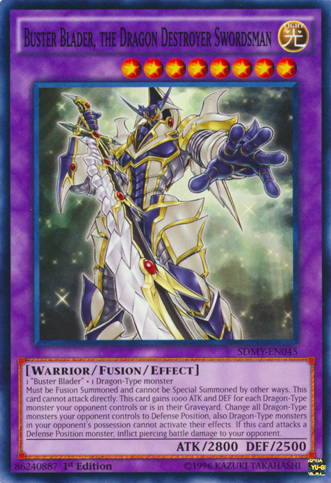 Buster Blader, the Dragon Destroyer Swordsman [SDMY-EN045] Common | Tables and Towers