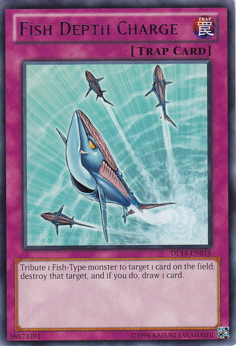 Fish Depth Charge (Blue) [DL14-EN018] Rare | Tables and Towers