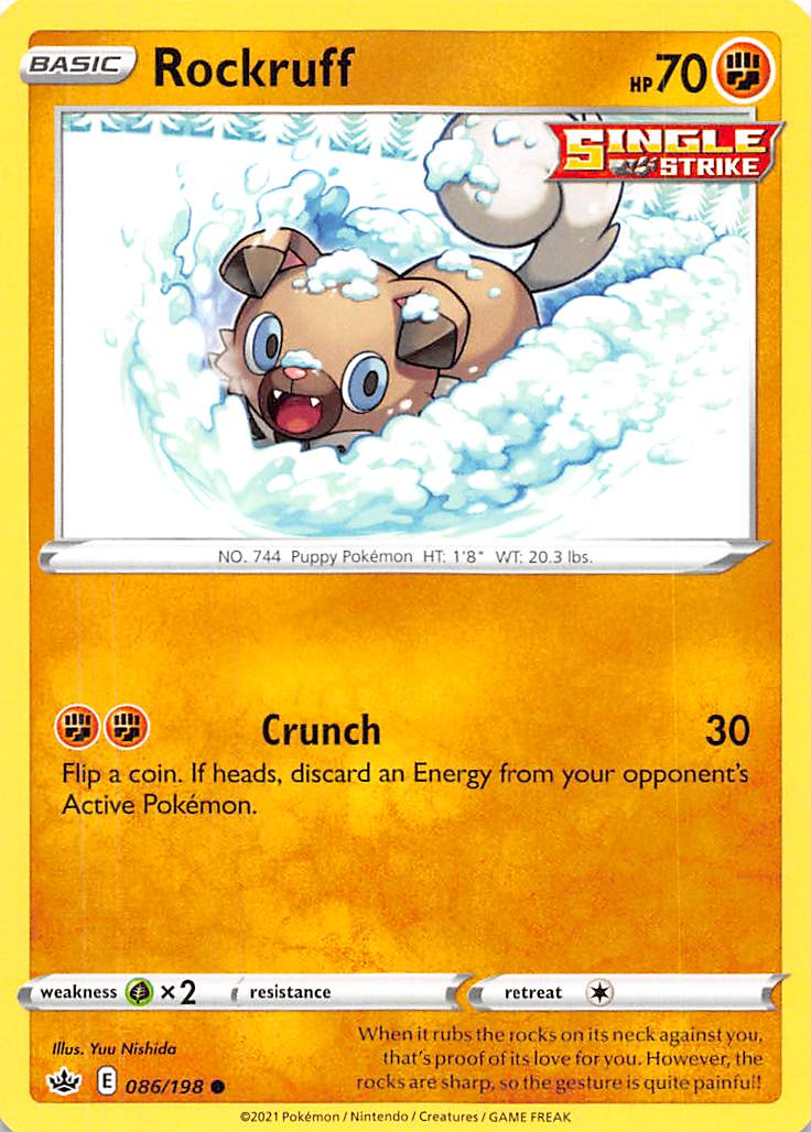 Rockruff (086/198) [Sword & Shield: Chilling Reign] | Tables and Towers